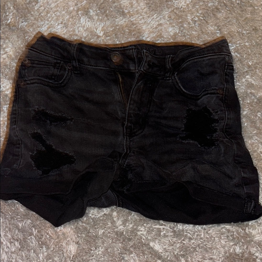 American eagle black Jean shorts